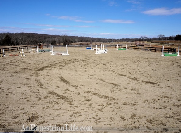 horse jumping course