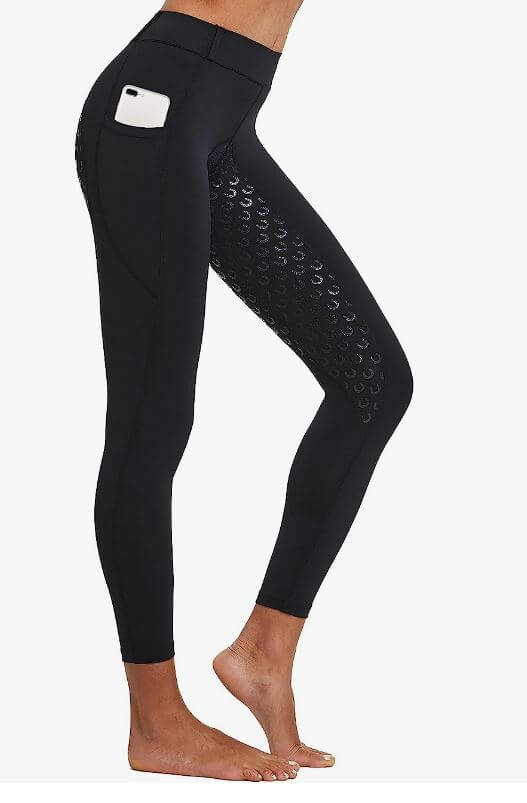 ecommerce image of woman's riding tights