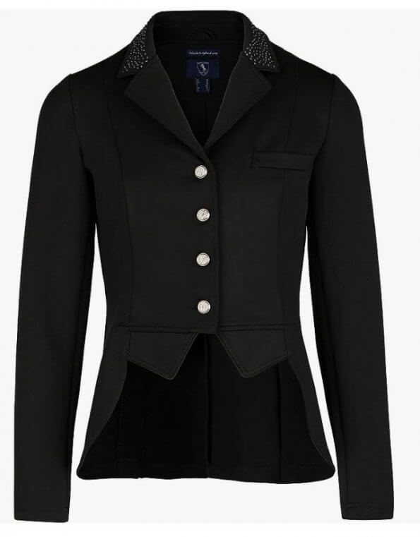 black dressage coat