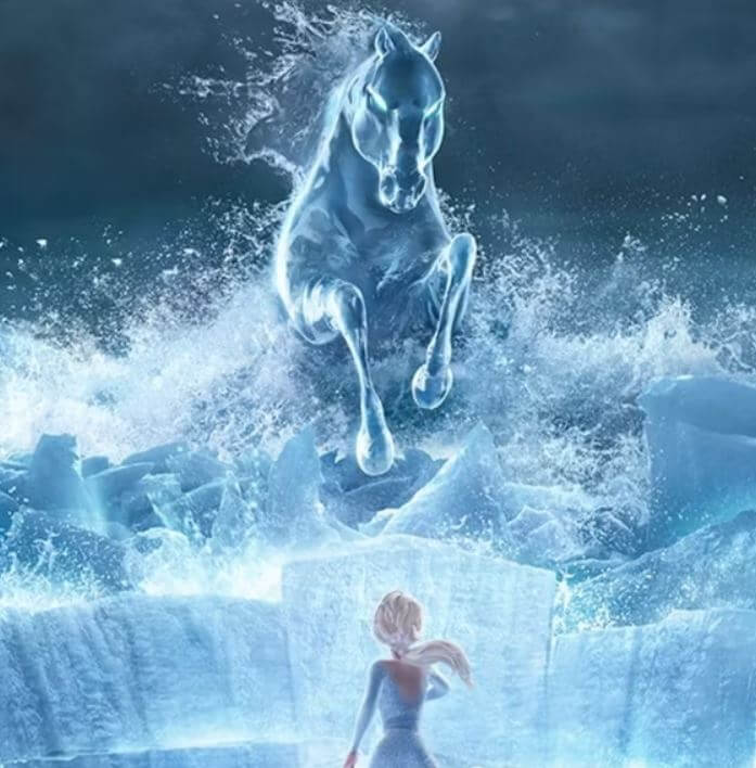 The water spirit Nokk in Frozen 2