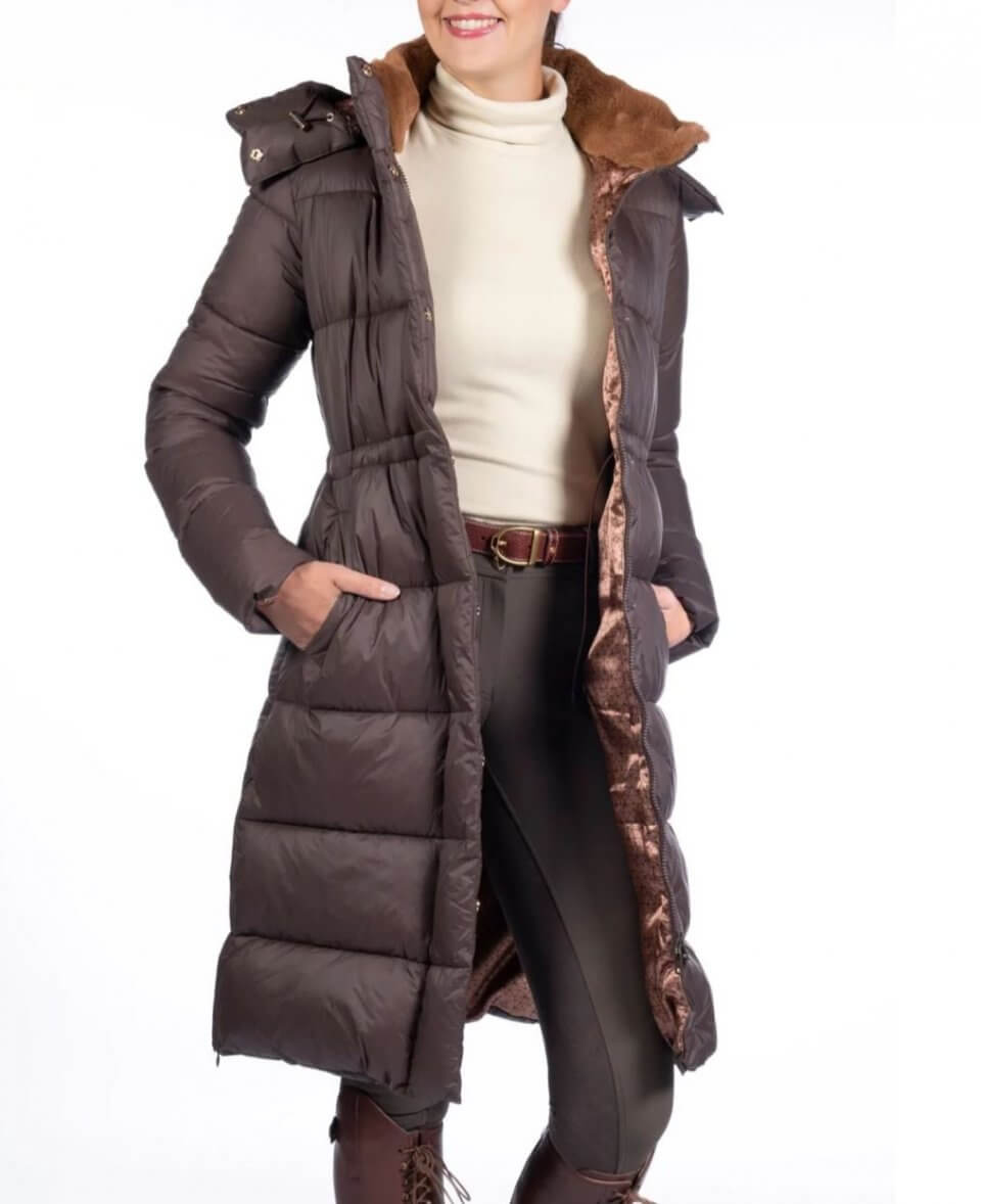 winter coat for horseback riding equestrian barn 
