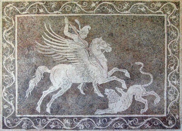 mosaic of Pegasus