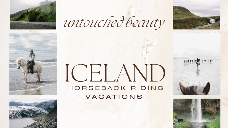 graphic of Iceland horseback riding vacation tours all inclusive