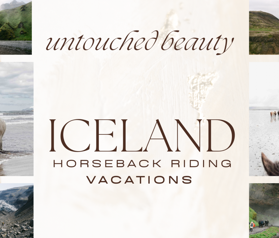 graphic of Iceland horseback riding vacation tours all inclusive