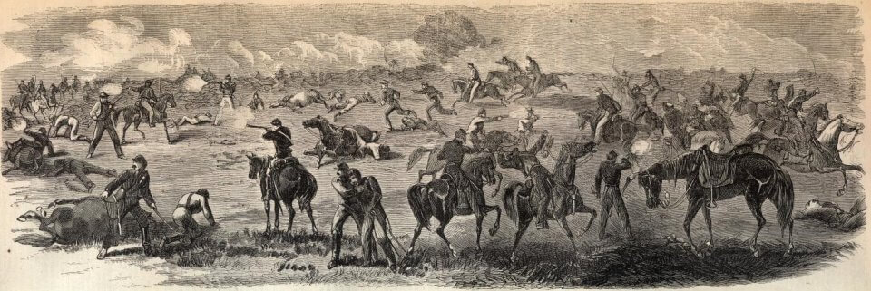 sketch of the battle of Upperville Virginia