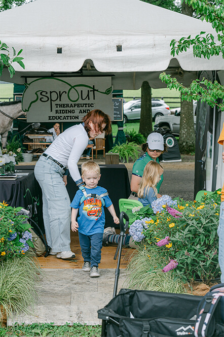 Upperville Vendor Tent Sprout Therapeutic Riding Center